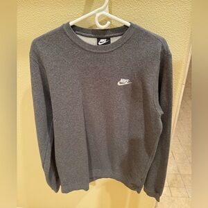 Nike Men's Dark Gray Crewneck Sweater